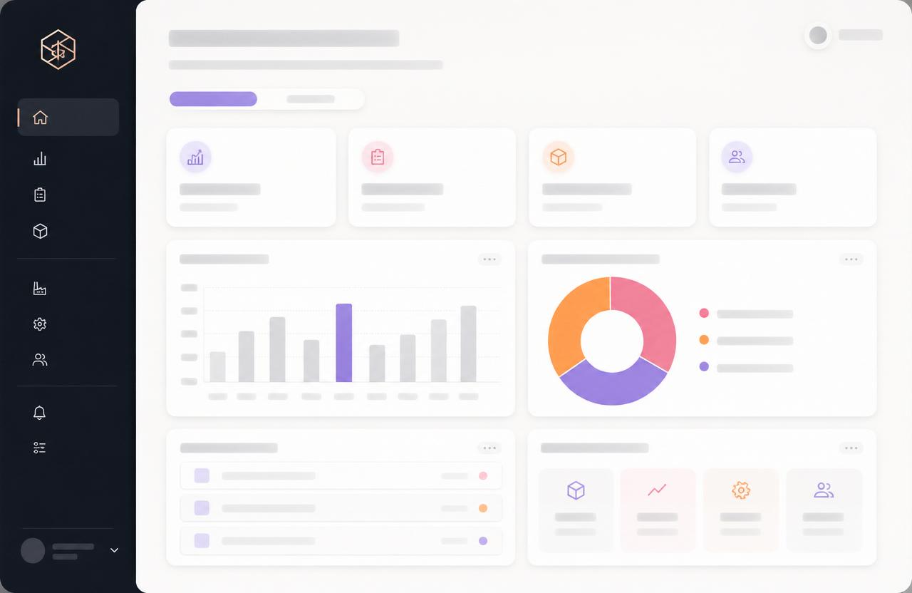 Mockup do sistema LISS Operations